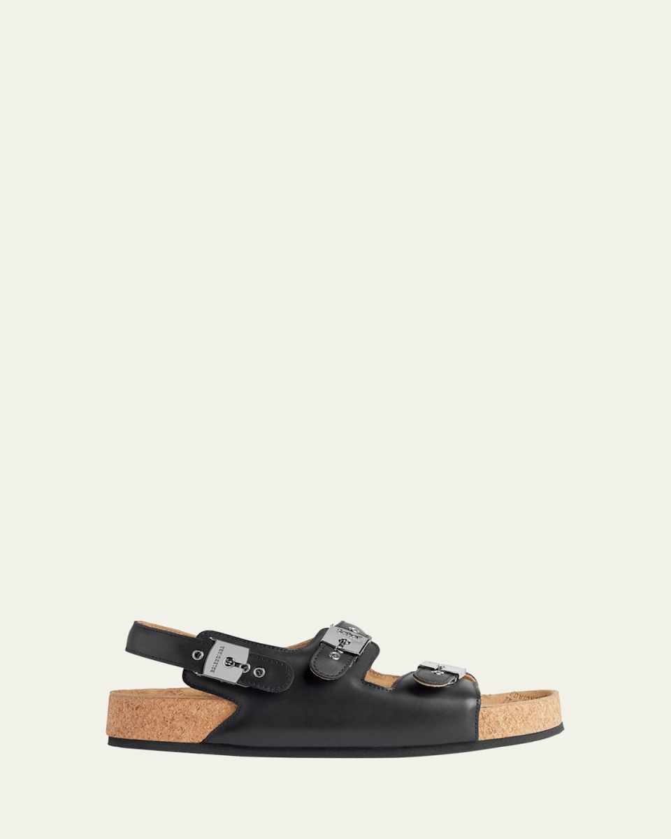 x Scholl Leather Slingback Sandals